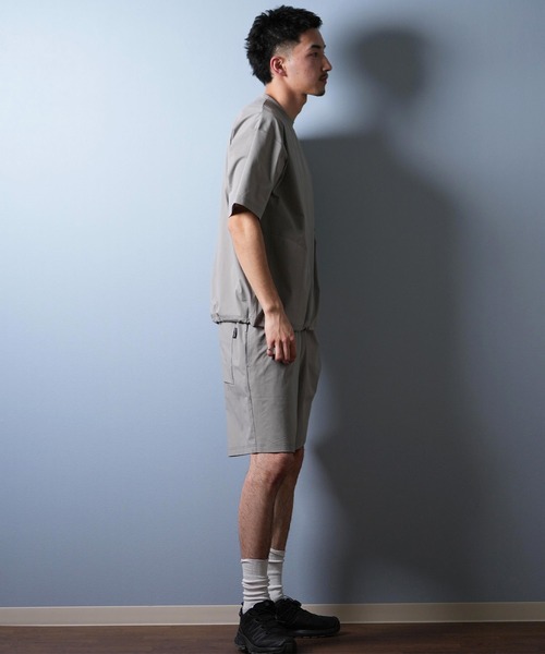 ムラサキスポーツ(ムラサキスポーツ)の「【限定】DEAR LAUREL/ディアローレル 半袖 Tシャツ 接触冷感 吸汗速乾 UT COOL DOT TEE D25S2102(Tシャツ/カットソー・メンズ・ブラック/ブルーグレー/ベージュ・M/L)」の9枚目の写真
