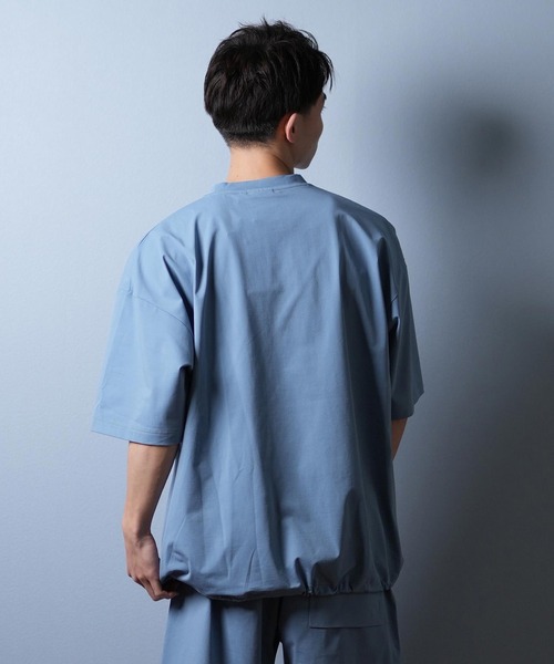 ムラサキスポーツ(ムラサキスポーツ)の「【限定】DEAR LAUREL/ディアローレル 半袖 Tシャツ 接触冷感 吸汗速乾 UT COOL DOT TEE D25S2102(Tシャツ/カットソー・メンズ・ブラック/ブルーグレー/ベージュ・M/L)」の18枚目の写真
