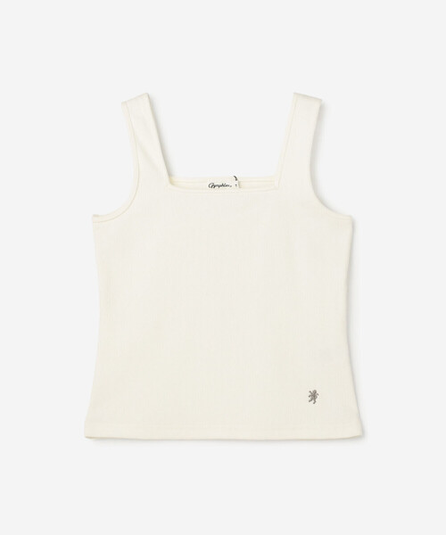 「専用」Gymphlex トップス Gymphlex | ストレッチリブ スクエアネックタンクトップ WOMEN