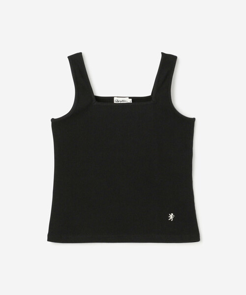 Gymphlex | ストレッチリブ スクエアネックタンクトップ WOMEN