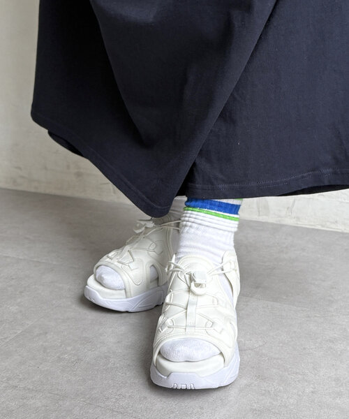 CPCM(シーピーシーエム)の「厚底レースアップスポサン(サンダル・レディース・アイボリー/ブラック/ブラック系その他・SMALL/MEDIUM/LARGE)」の18枚目の写真