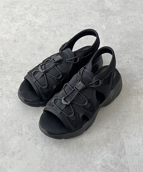 CPCM(シーピーシーエム)の「厚底レースアップスポサン(サンダル・レディース・アイボリー/ブラック/ブラック系その他・SMALL/MEDIUM/LARGE)」の11枚目の写真