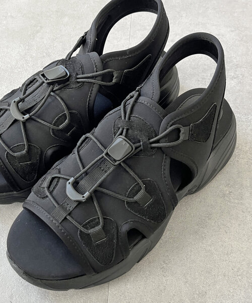 CPCM(シーピーシーエム)の「厚底レースアップスポサン(サンダル・レディース・アイボリー/ブラック/ブラック系その他・SMALL/MEDIUM/LARGE)」の13枚目の写真