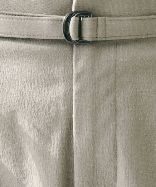 UNTITLED（アンタイトル）の「【セットアップ可能／オンオフ】ラミー混 タックワイドパンツ（その他パンツ・レディース・オリーブ/ライトベージュ/ブラウン系その他/ネイビー系2/オフホワイト・03/02/01/50/00/48/46/44/42/04）」の10枚目の写真