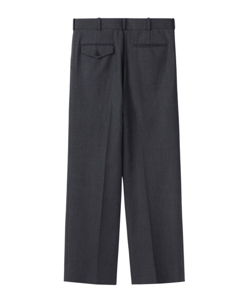 JOHN LAWRENCE SULLIVAN(ジョンローレンスサリバン)の「WOOL GABARDINE WIDE TROUSERS(スラックス・メンズ・ブラック・46/44/48)」の2枚目の写真