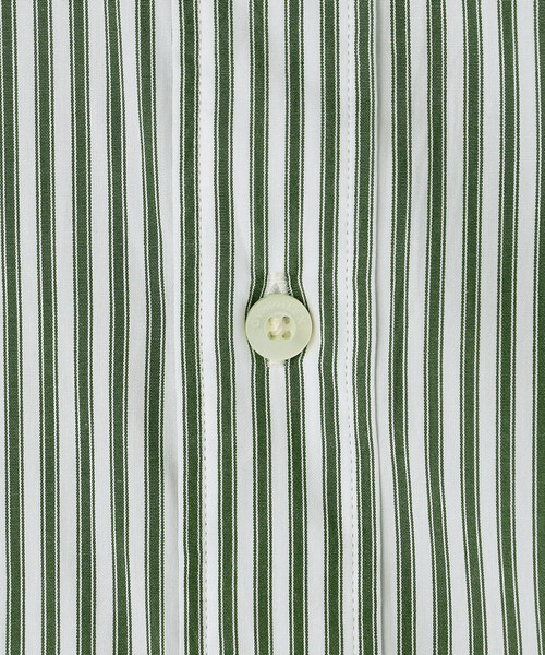 GYMPHLEX(ジムフレックス)の「Gymphlex | ショート ボタンダウン半袖シャツ STRIPE WOMEN(シャツ/ブラウス・レディース・グリーン系その他・14)」の11枚目の写真