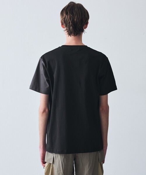 5351 POUR LES HOMMES(ゴーサンゴーイチプールオム)の「ダブルポケット 半袖 Tシャツ(Tシャツ/カットソー・メンズ・ネイビー/ホワイト/ブラック・48/46/44/50)」の18枚目の写真
