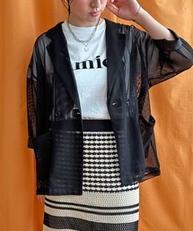 LHELBIE（レルビエ）の「メッシュジャケット（テーラードジャケット）」