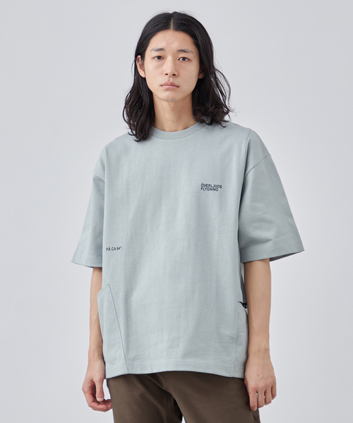 B.C STOCK(ベーセーストック)の「《追加》【OLIVEDRAB/オリーブドラブ】キャリーポケット ショートスリーブTEE(Tシャツ/カットソー・メンズ・グレー/ホワイト/ライトグリーン/バーガンディー/ブラック・MEDIUM/LARGE/X-LARGE)」の7枚目の写真