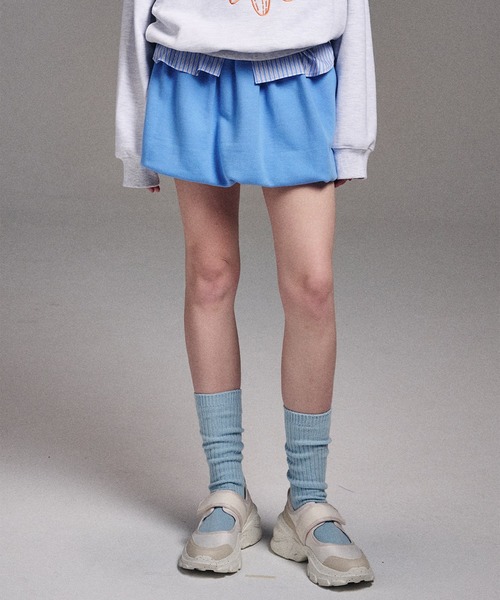 BALLOON MINI SWEAT SKIRT（スカート）｜Mardi Mercredi