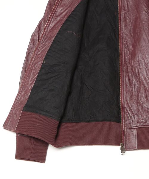 FLAT LIFE(フラットライフ)の「ピッグナッパスタンド JKT(ブルゾン・メンズ・ネイビー/ブラウン/ブラック/レッド系その他・LARGE/MEDIUM/X-LARGE)」の17枚目の写真