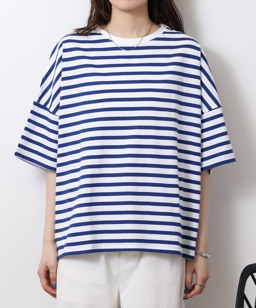 FUNALIVE(ファンアライブ)の「オリオン ビール BIGシルエットボーダーPO(Tシャツ/カットソー・レディース・ブラック/ブルー/レッド・M-L)」の12枚目の写真