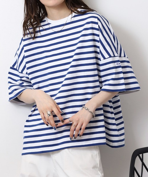 FUNALIVE(ファンアライブ)の「オリオン ビール BIGシルエットボーダーPO(Tシャツ/カットソー・レディース・ブラック/ブルー/レッド・M-L)」の9枚目の写真