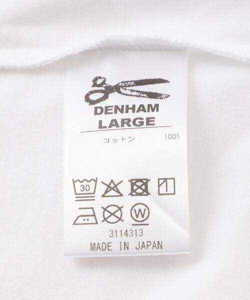 DENHAM(デンハム)の「DENHAM/デンハム/THREE SCISSOR TEE(Tシャツ/カットソー・メンズ・ホワイト/ネイビー・L/M/XL)」の14枚目の写真