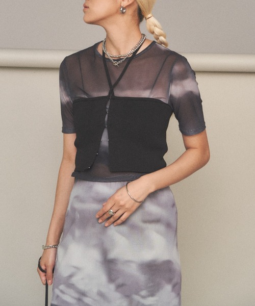 Solace（ソレイス）の「【2way】ホルターネックベアビスチェ（チューブトップ・レディース・ブラック/アイボリー/パープル・FREE）」の5枚目の写真