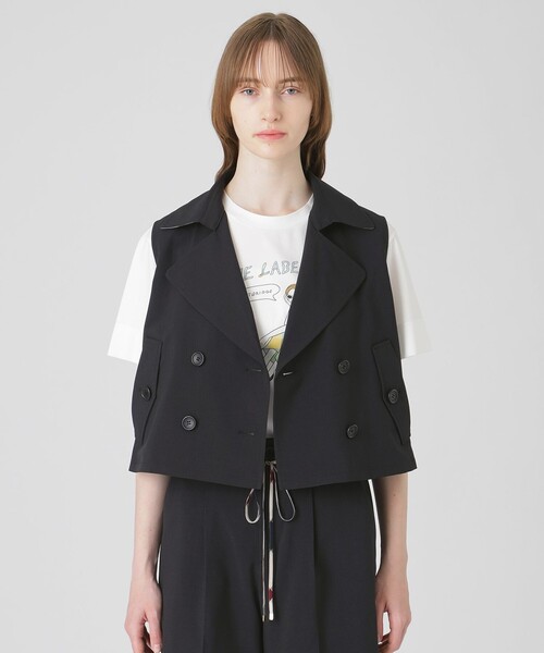 ブルーレーベルクレストブリッジ ダウンベスト セール】ハイカウントナノショートベスト（ベスト）｜BLUE LABEL