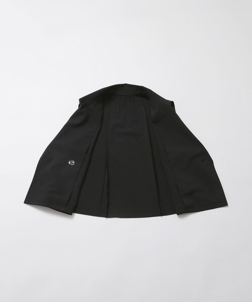 BLUE LABEL CRESTBRIDGE（ブルーレーベルクレストブリッジ）の「ハイカウントナノショートベスト（ベスト・レディース・ベージュ/ブラック・38）」の9枚目の写真