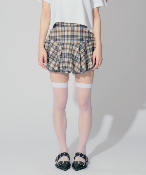 ALLuRing ChaRm(アリュリングチャーム)の「Frilled culottes / フリルキュロット(スカート・レディース・ブラック/ブラック系1/ブラウン・S/M)」の20枚目の写真