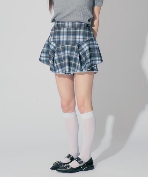 ALLuRing ChaRm(アリュリングチャーム)の「Frilled culottes / フリルキュロット(スカート・レディース・ブラック/ブラック系1/ブラウン・S/M)」の13枚目の写真