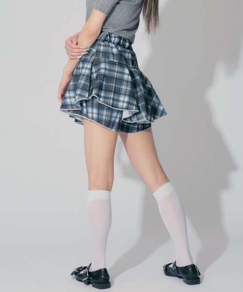 ALLuRing ChaRm(アリュリングチャーム)の「Frilled culottes / フリルキュロット(スカート・レディース・ブラック/ブラック系1/ブラウン・S/M)」の15枚目の写真