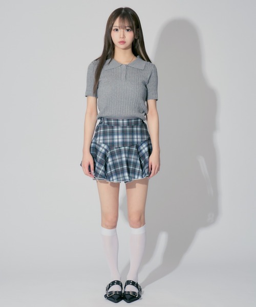 ALLuRing ChaRm(アリュリングチャーム)の「Frilled culottes / フリルキュロット(スカート・レディース・ブラック/ブラック系1/ブラウン・S/M)」の16枚目の写真