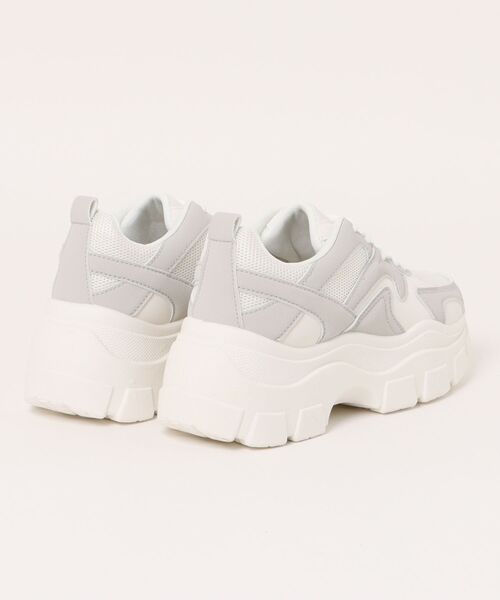 GORGE（ゴージ）の「《厚底×ボリュームソール》レディース DADスニーカー ダッドスニーカー トレンドカジュアル（スニーカー・レディース・ブラック/ホワイト・LL/M/L/S）」の10枚目の写真