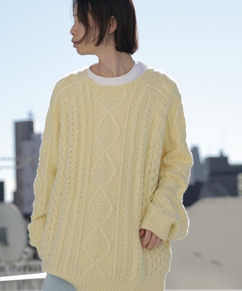 ESSENTIALSエッセンシャルズ SSENSE限定ベージュニットセーターXL FEAR OF GOD - エッセンシャルズ SSENSE 限定 ベージュ プル
