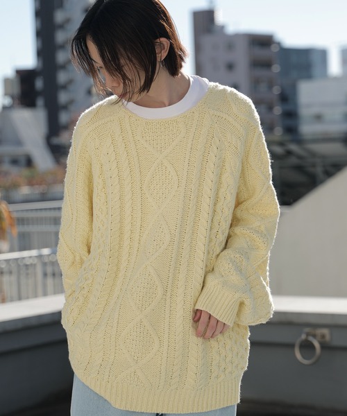 FOG ESSENTIALS/エッセンシャルズ FOG 22FW CABLE KNIT CREW