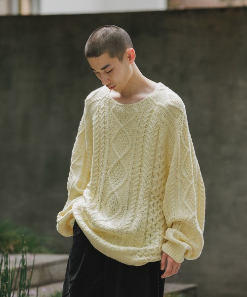 FOG ESSENTIALS/エッセンシャルズ FOG 22FW CABLE KNIT CREW NECK