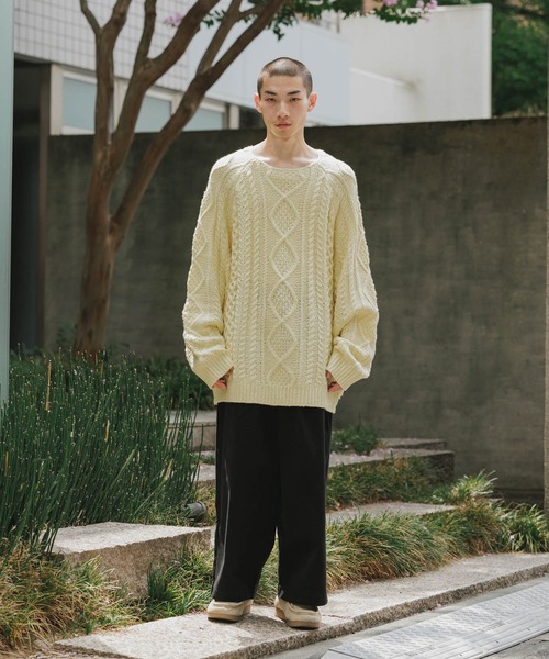 FOG ESSENTIALS/エッセンシャルズ FOG 22FW CABLE KNIT CREW NECK