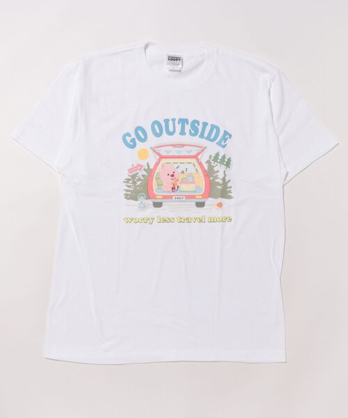 Rendez-Vous(ランデヴー)の「【 じゃんまんるぴー 】 キャラクターTシャツ 25S5(Tシャツ/カットソー・レディース・ホワイト/ライトピンク/グレー・LARGE/X-LARGE)」の2枚目の写真