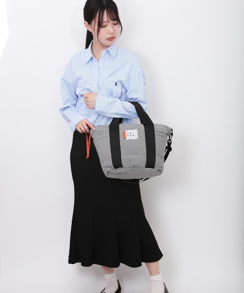 Wpc.（ダブリュピーシー）の「ONDOO byWpc. キルティング2WAYトート（トートバッグ・レディース・グレー/オフホワイト/ベージュ/ブラック・FREE）」の10枚目の写真
