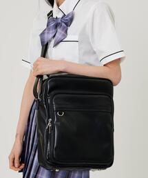WEGO/PUスクールショルダーバッグ