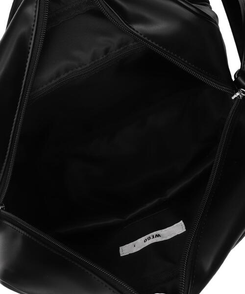WEGO(ウィゴー)の「WEGO/PUスクールショルダーバッグ(ショルダーバッグ・レディース・ブラック/ピンク・FREE)」の17枚目の写真