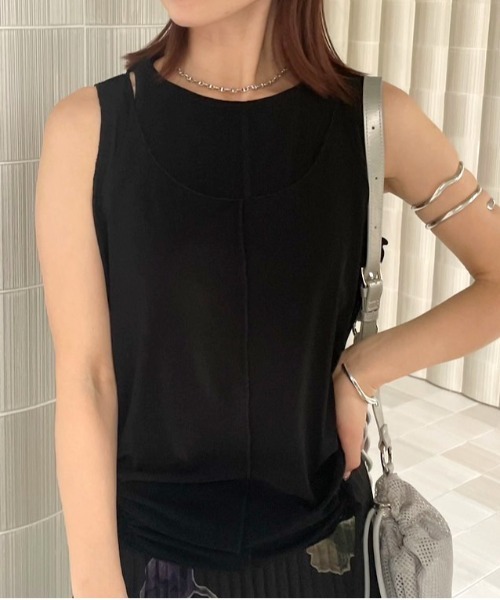 Ameri VINTAGE - MEDI PRINT LAYERED SHEERSET TOPタンクトップのみ MEDI SET PACK TANK TOP（タンクトップ）｜Ameri（アメリ）の