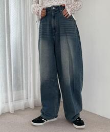 WEGO | WEGO/【25年春夏新作】サマーデニムバレルレッグパンツ(デニムパンツ)