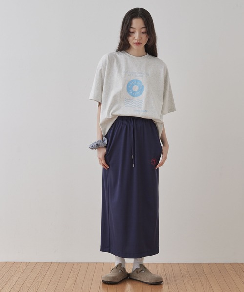 Unblend(アンブレンド)の「【 POOLSIDE COFFEE × Unblend 】オリジナルグラフィック アソート ハーフスリーブ Tシャツ(Tシャツ/カットソー・レディース・ライトブルー/ネイビー/オートミール/ホワイト・FREE)」の6枚目の写真