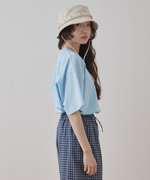 Unblend(アンブレンド)の「【 POOLSIDE COFFEE × Unblend 】オリジナルグラフィック アソート ハーフスリーブ Tシャツ(Tシャツ/カットソー・レディース・ライトブルー/ネイビー/オートミール/ホワイト・FREE)」の15枚目の写真