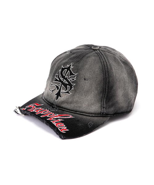 SUPPLIER（サプライヤー）の「Supplier/サプライヤー/Ripped Brim 6 Panel Cap（キャップ・メンズ・ブラック・F）」の9枚目の写真