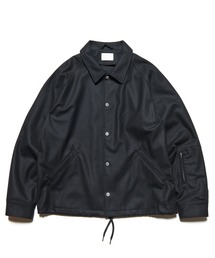 LIGHT MELTON WOOL COACH JACKET