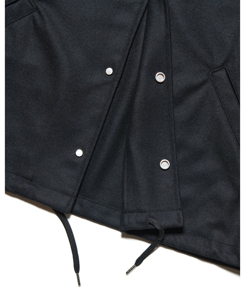 SOPHNET.(ソフネット)の「LIGHT MELTON WOOL COACH JACKET(ブルゾン・メンズ・チャコールグレー/オフホワイト/ブラック・2/3/4/1/5)」の10枚目の写真