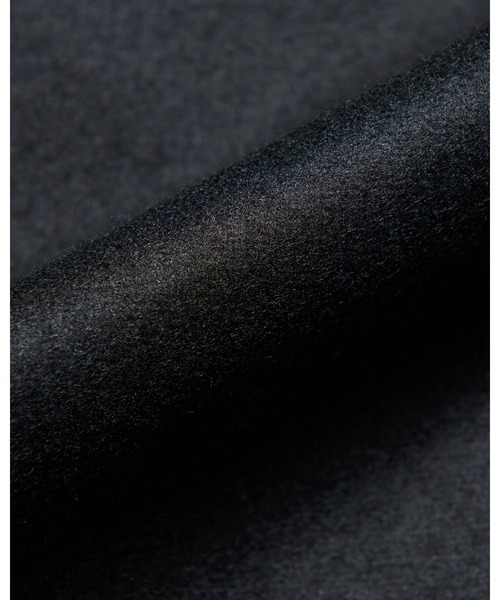 SOPHNET.(ソフネット)の「LIGHT MELTON WOOL COACH JACKET(ブルゾン・メンズ・チャコールグレー/オフホワイト/ブラック・2/3/4/1/5)」の16枚目の写真