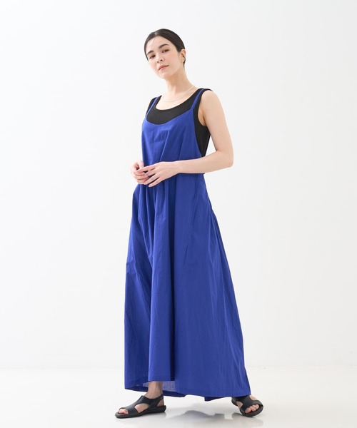 collex（コレックス）の「インド綿 キャミワンピース（ワンピース・レディース・ブラック/ブルー・フリー）」の3枚目の写真