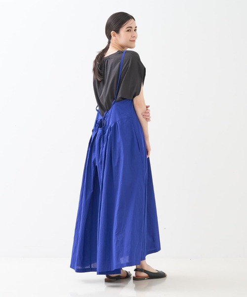 collex（コレックス）の「インド綿 キャミワンピース（ワンピース・レディース・ブラック/ブルー・フリー）」の8枚目の写真