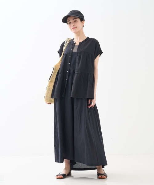 collex（コレックス）の「インド綿 キャミワンピース（ワンピース・レディース・ブラック/ブルー・フリー）」の11枚目の写真