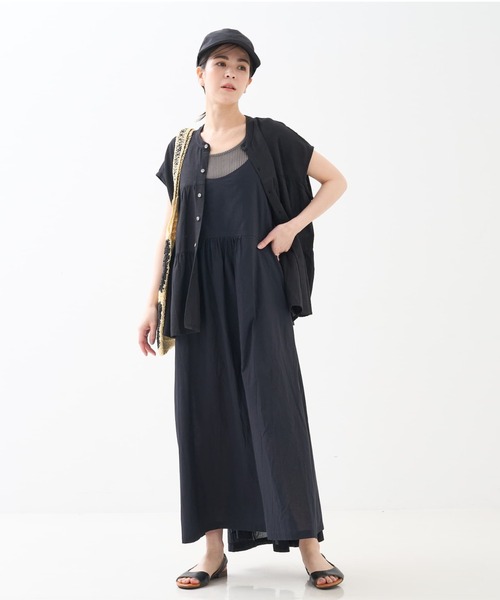 collex（コレックス）の「インド綿 キャミワンピース（ワンピース・レディース・ブラック/ブルー・フリー）」の12枚目の写真