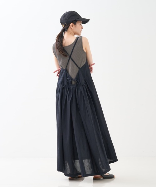 collex（コレックス）の「インド綿 キャミワンピース（ワンピース・レディース・ブラック/ブルー・フリー）」の17枚目の写真