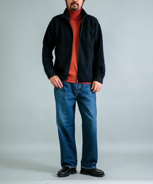 gicipi（ジチピ）の「[gicipi] TIGRE ティーグラ （2502A）/ タートルネック リラックスフィット（ニット/セーター・メンズ・テラコッタ/グリーン/ブラック/グレー・4/5）」の17枚目の写真