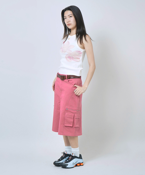 JOINT WORKS（ジョイントワークス）の「PISCESS/パイシスFlower Sleeveless Top（Tシャツ/カットソー・レディース・グレー/ブルー/ピンク・FREE）」の18枚目の写真