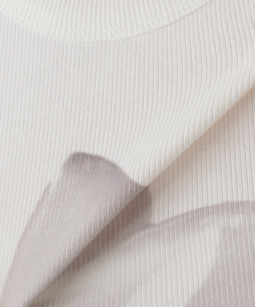 JOINT WORKS（ジョイントワークス）の「PISCESS/パイシスFlower Sleeveless Top（Tシャツ/カットソー・レディース・グレー/ブルー/ピンク・FREE）」の8枚目の写真